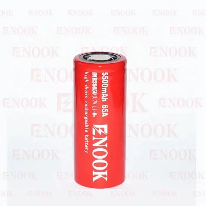 5500mAh 3,7V Lithium-Ionen 26650 Akku Wiederaufladbar 18650 Flat Top High Drain Battery
