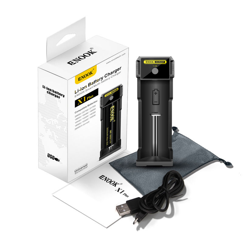 Lithium-Ionen-Batterie-Ladegerät 1.0A-Strom-USB 18650