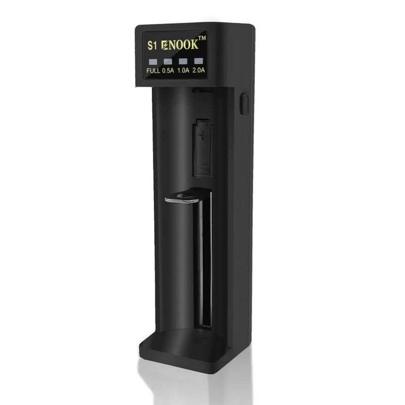 Gleichstrom 4,2 V Li-Ionen-Batterielader Smart Multi-Ladegerät mit 2A 1A 0,5A Strom