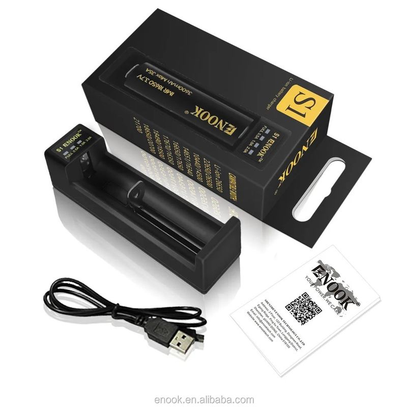 Gleichstrom 4,2 V Li-Ionen-Batterielader Smart Multi-Ladegerät mit 2A 1A 0,5A Strom