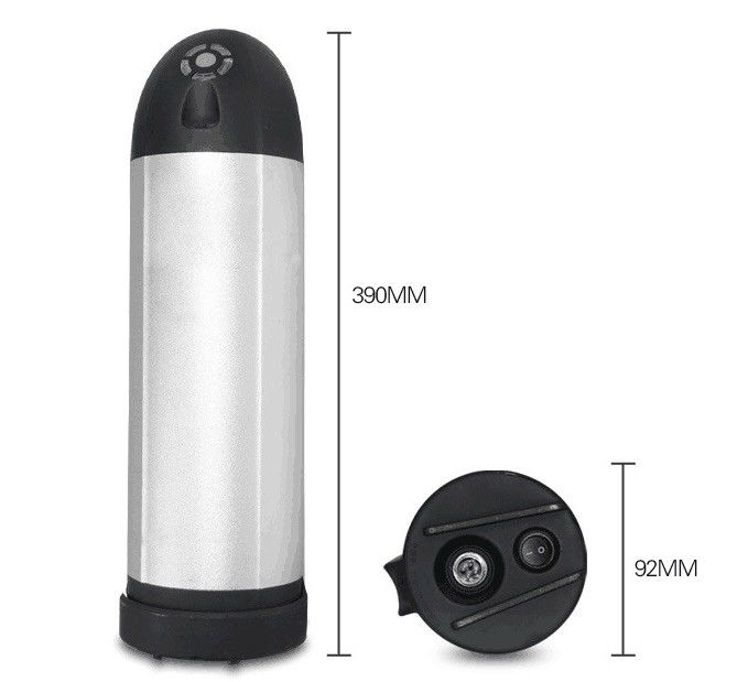 Sliver Kettle Typ Li-Ionen E Bike Batterie 10Ah - 20Ah 36V Lithiumbatterie