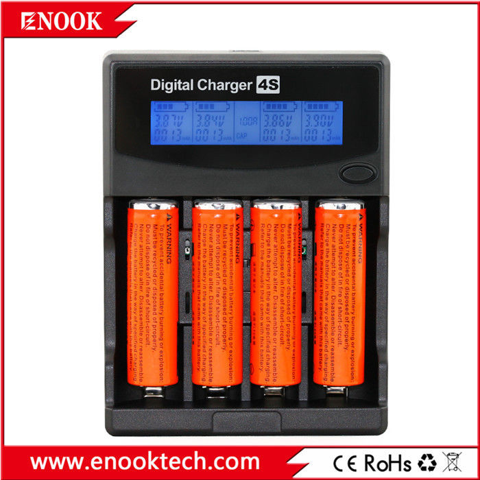 Smart 4 Slots AA AAA Akkuladegerät DC3.6V / 3.7V Wiederaufladbare Akkuladegerät