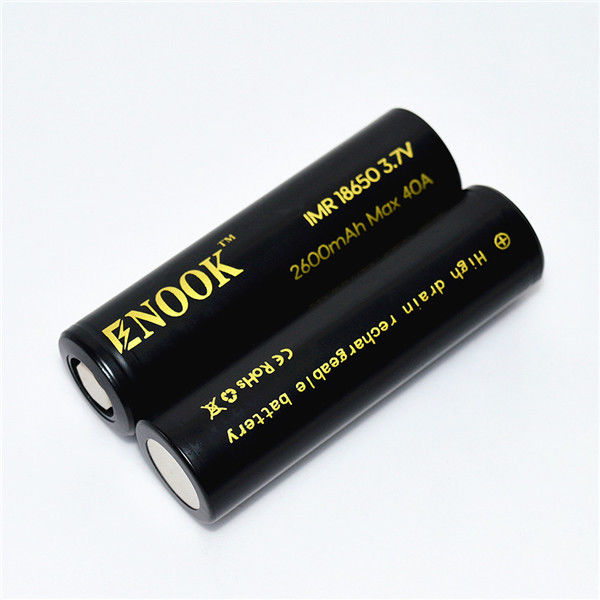 Enook Hochentladungsrate 18650 Globusbatterie Enook 18650 2600mAh 40A 18650 Lithium-Ionen-Batterie