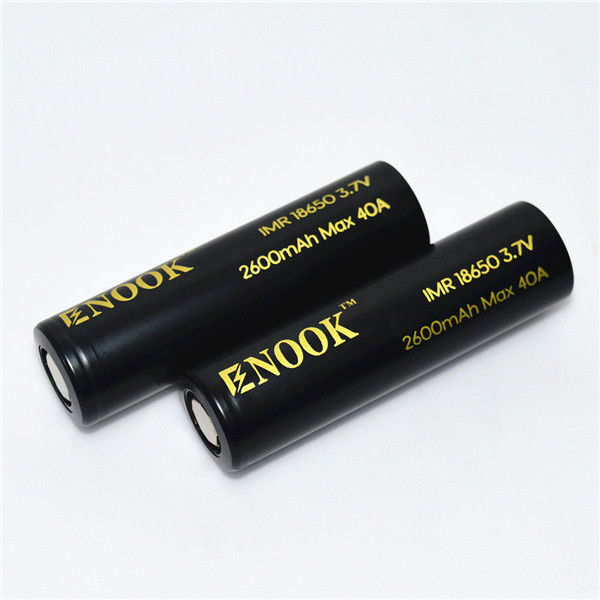 Enook Hochentladungsrate 18650 Globusbatterie Enook 18650 2600mAh 40A 18650 Lithium-Ionen-Batterie