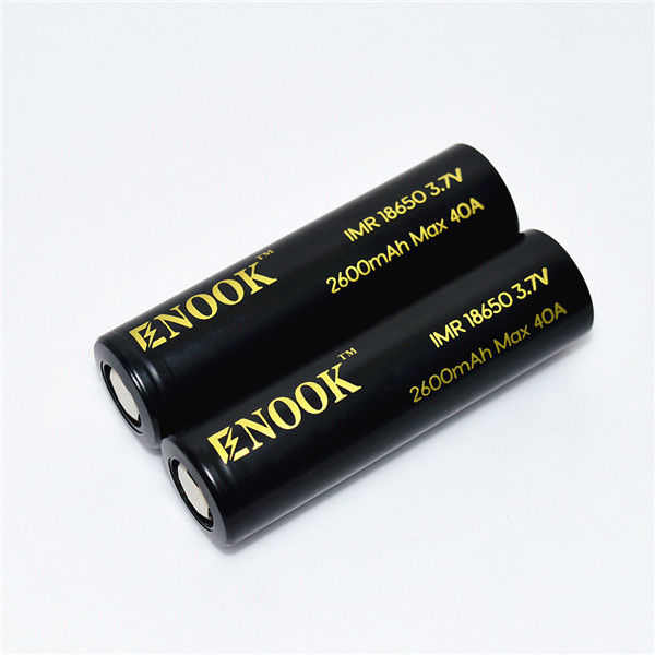 Enook Hochentladungsrate 18650 Globusbatterie Enook 18650 2600mAh 40A 18650 Lithium-Ionen-Batterie