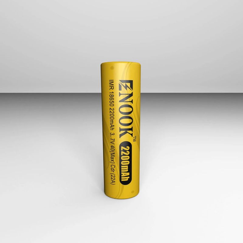 Doublepow Großhandelspreis 18650 3,7V 2200mah wiederaufladbare Batteriezelle 40A 3,7V mod 18650 gelbe Lithium-Ionen-Batterie