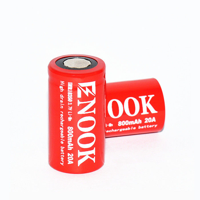 Wiederaufladbare IMR Li-Ionen-Batterie 800mAh 20amp 18350 Li Mn-Batterie für Taschenlampe
