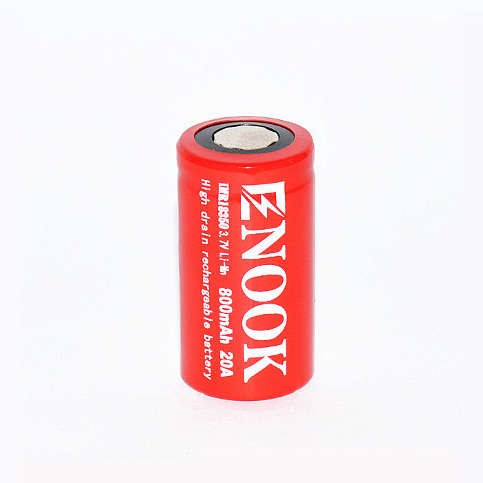 Wiederaufladbare IMR Li-Ionen-Batterie 800mAh 20amp 18350 Li Mn-Batterie für Taschenlampe