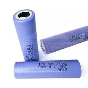 Wiederaufladbare 3,7 V 18650 Li-Ionen-Batterie 2800mAh Hochleistungs-Lithium-Ionen-Batterie