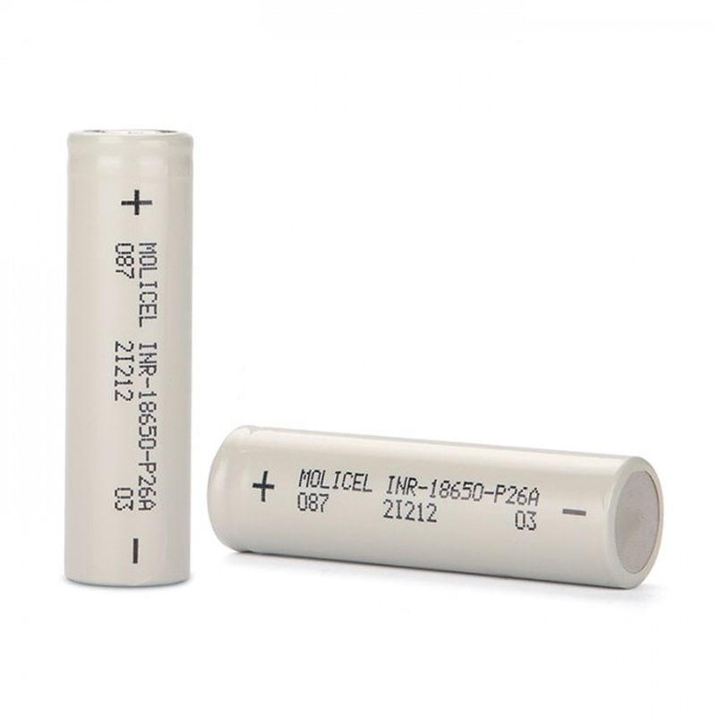 Großhandel Hochleistungszelle 3.7v I Molikel 3.7v 2600mah 18650 P26A Wiederaufladbare Batterie für Unterhaltungselektronik
