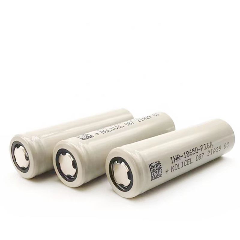 Molicel P26A 18650 Batteriezelle Lithium-Ionen 35A 3,7 V Wiederaufladbare Batterie 2600mah