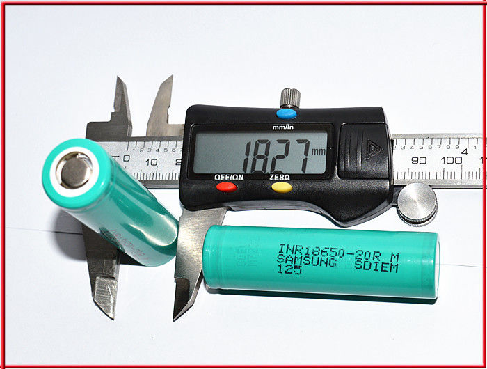 Im Lager 18650 samsung 20R 3.7v 2000mah 18650 Lithium Wiederaufladbare Li-Ionen-Batterie Für Batterie-Pack