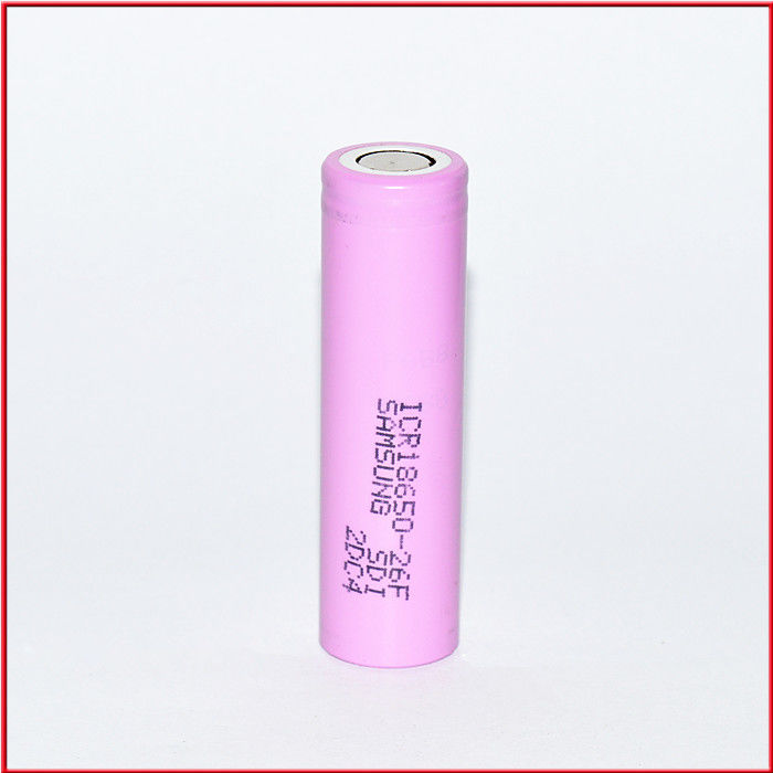 Wiederaufladbare 18650 Batteriezelle 3.7V 2600mah 18650 Li-Ionen-Batterie für Taschenlampe