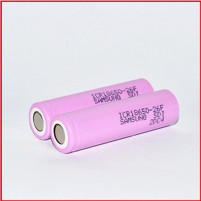 Wiederaufladbare 18650 Batteriezelle 3.7V 2600mah 18650 Li-Ionen-Batterie für Taschenlampe