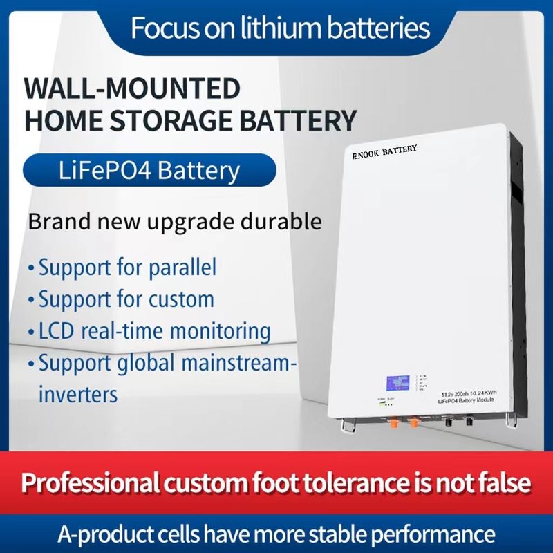 51.2V LiFePO4 Solar-Energie-Speicherbatterie für das Zuhause für Hybrid-Inverter