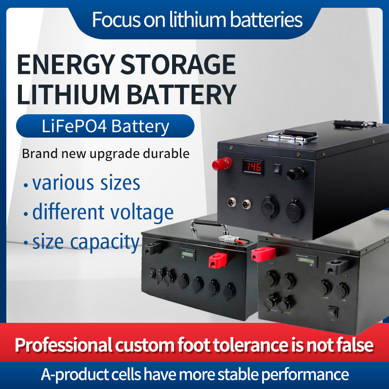 Server-Rack Lithium-Ionen-Golfkarren-Batterie 5KW 51.2V 100Ah LiFePo4 wiederaufladbare Batterie