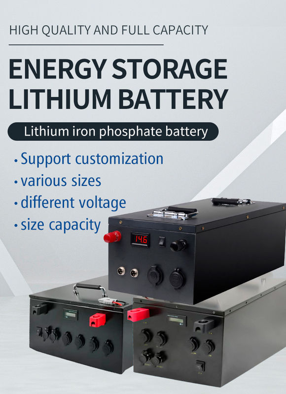 Schwarz 51.2V 200Ah LiFePo4 Lithium-Ionen-Golfkarren-Batterie 10KW Server-Rack-Batterie