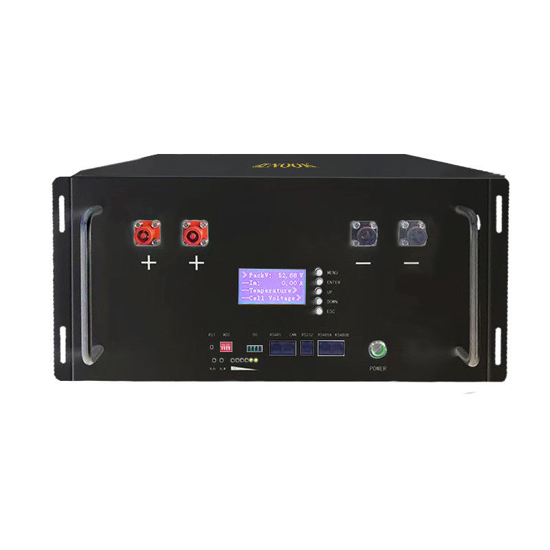 Smart BMS LiFePO4 10kwh 48V 200Ah Solar Lithium Ion Server Rack montierte Batterie für das Sonnensystem