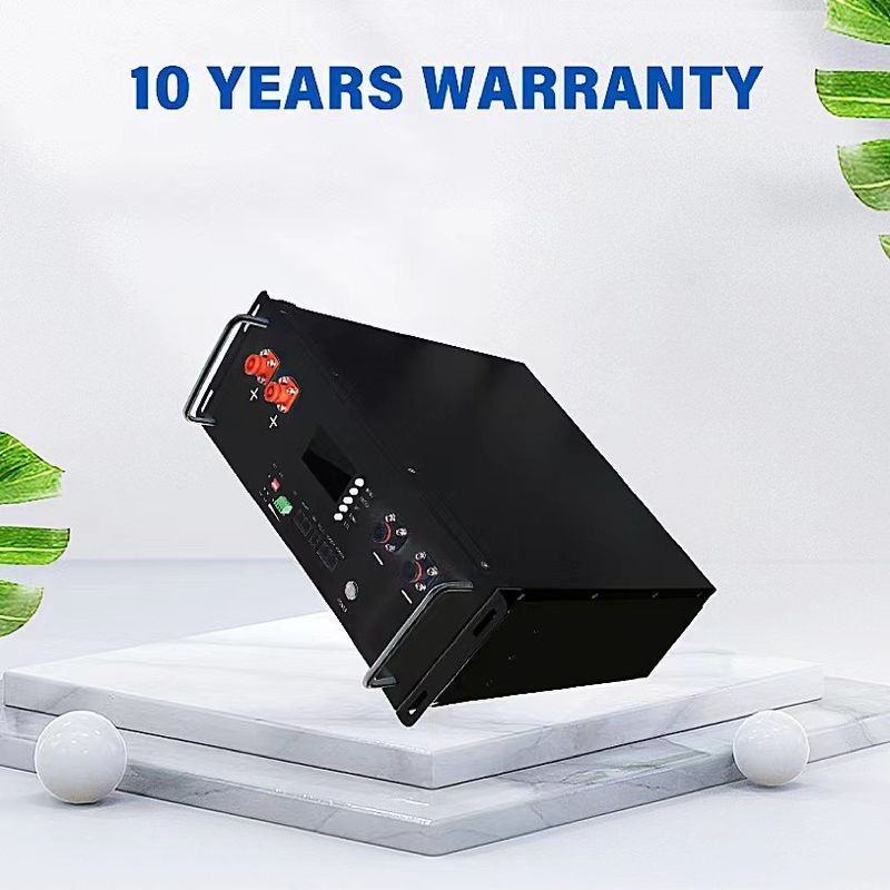 Smart BMS LiFePO4 10kwh 48V 200Ah Solar Lithium Ion Server Rack montierte Batterie für das Sonnensystem