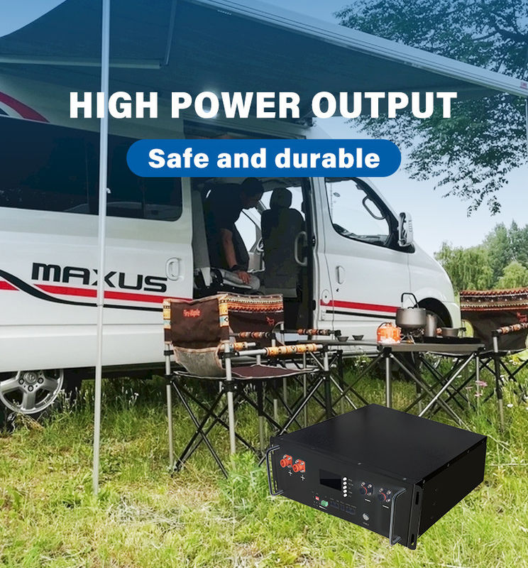 Smart BMS LiFePO4 10kwh 48V 200Ah Solar Lithium Ion Server Rack montierte Batterie für das Sonnensystem