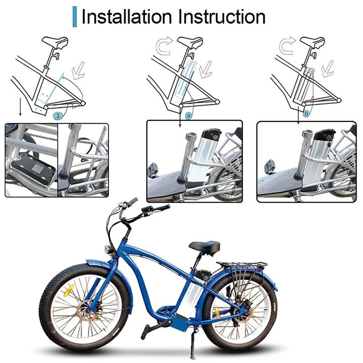 E Bike Silberfisch Lithiumbatteriepaket empfohlen für 23 ± 5°C Lagertemperatur