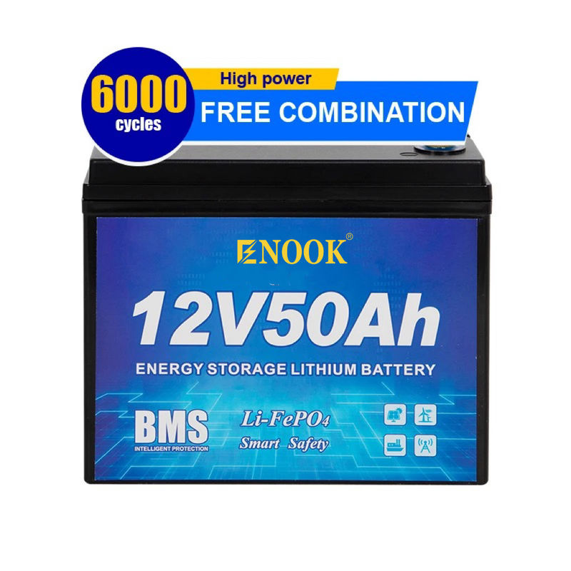 12V 50Ah 100Ah 200Ah 300Ah 400Ah Lifepo4 Batteriepack mit Bms für Solarsystem RV Elektroauto Roller Motorrad Boot