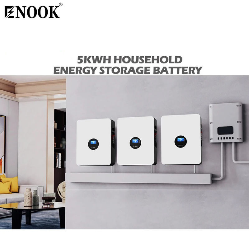 Anpassung 51.2V 100A 5.12KWh Lifepo4 Home Storage Battery mit Smart BMS