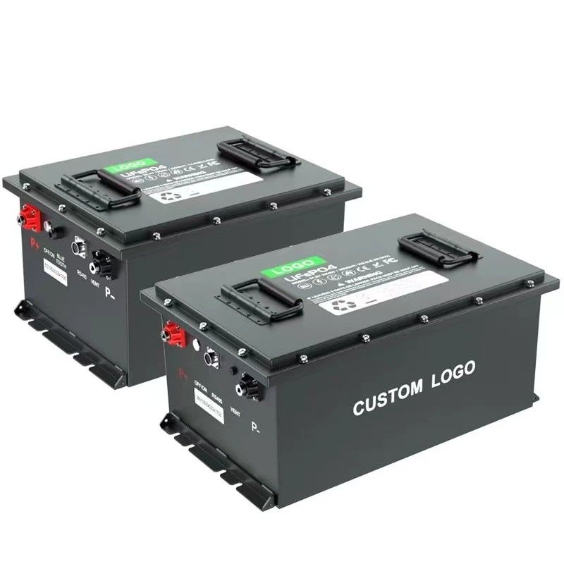 OEM/ODM Lifepo4 Batterie Golfkarrenbatterie 24V 36V 48V 72V 50Ah 100Ah 200Ah mit Smart BMS