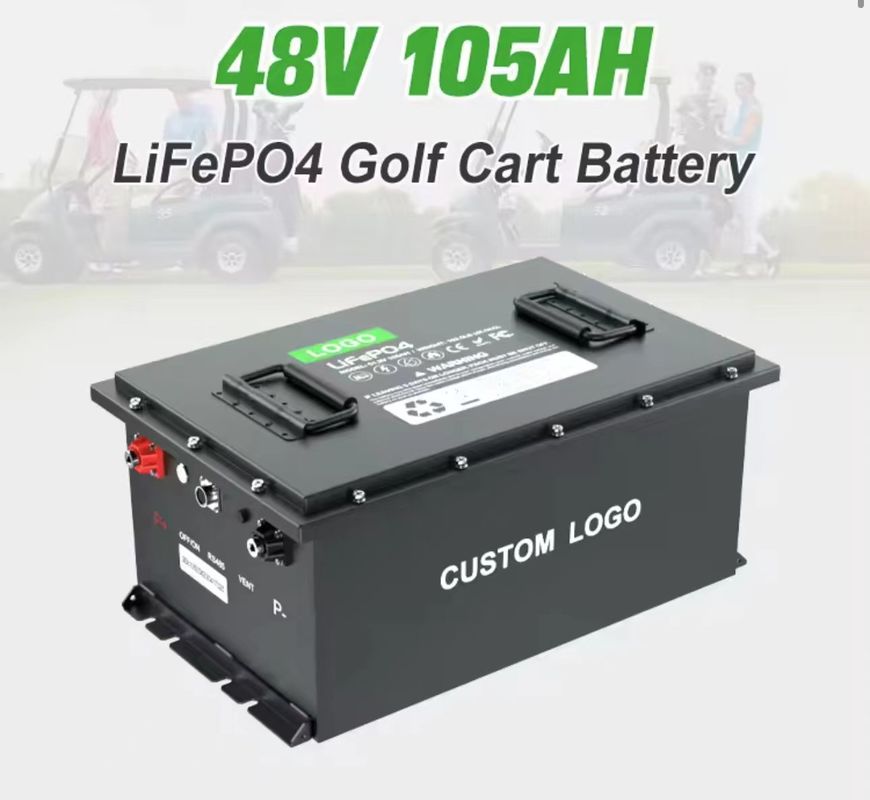 36v 48v 72v 100ah 200ah Lithium-Ionen-Golfkarren-Batterie für umweltfreundlich