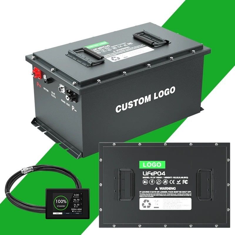36v 48v 72v 100ah 200ah Lithium-Ionen-Golfkarren-Batterie für umweltfreundlich