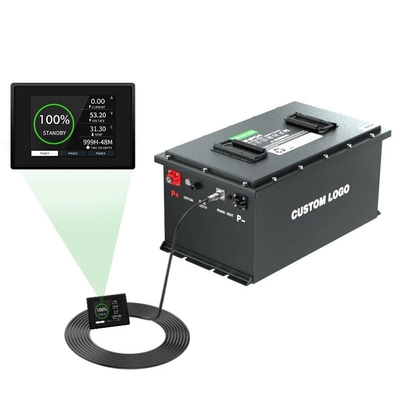 36v 48v 72v 100ah 200ah Lithium-Ionen-Golfkarren-Batterie für umweltfreundlich