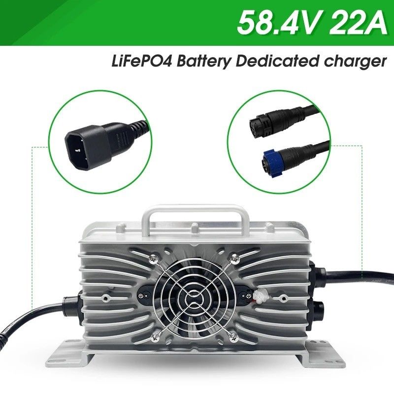 58.4V 100ah 105ah 200ah Golfkarren LiFePO4 Lithium-Ionen-Elektrobatterien 51.2V Tiefenzyklus IP64