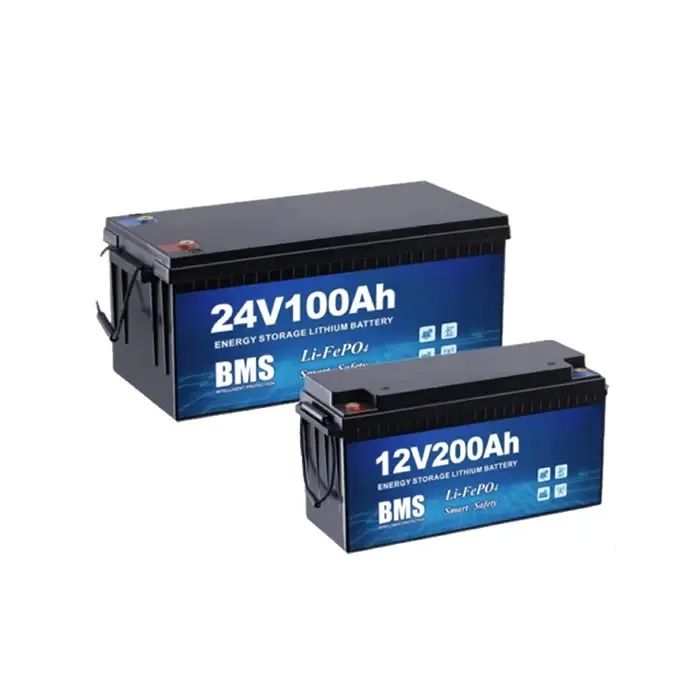 Tiefläufige Lebensdauer 4000 Mal 12V 200ah LiFePO4-Batterie für Solarspeichersysteme und Wohnmobil